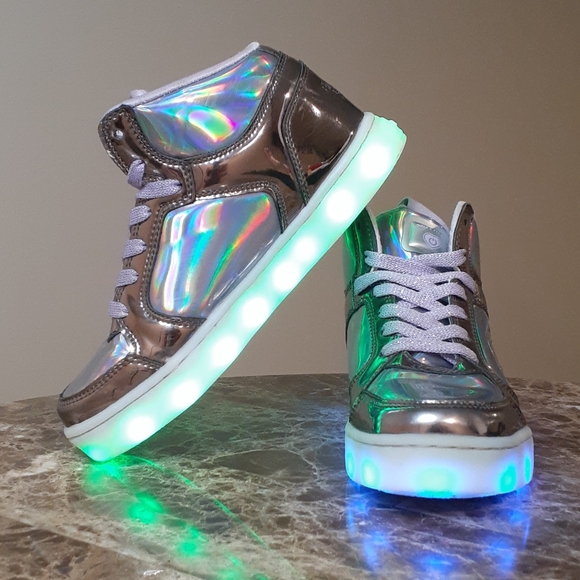 Skecher Energy Light-up shoes sz 1 kids - Picture 2 of 12